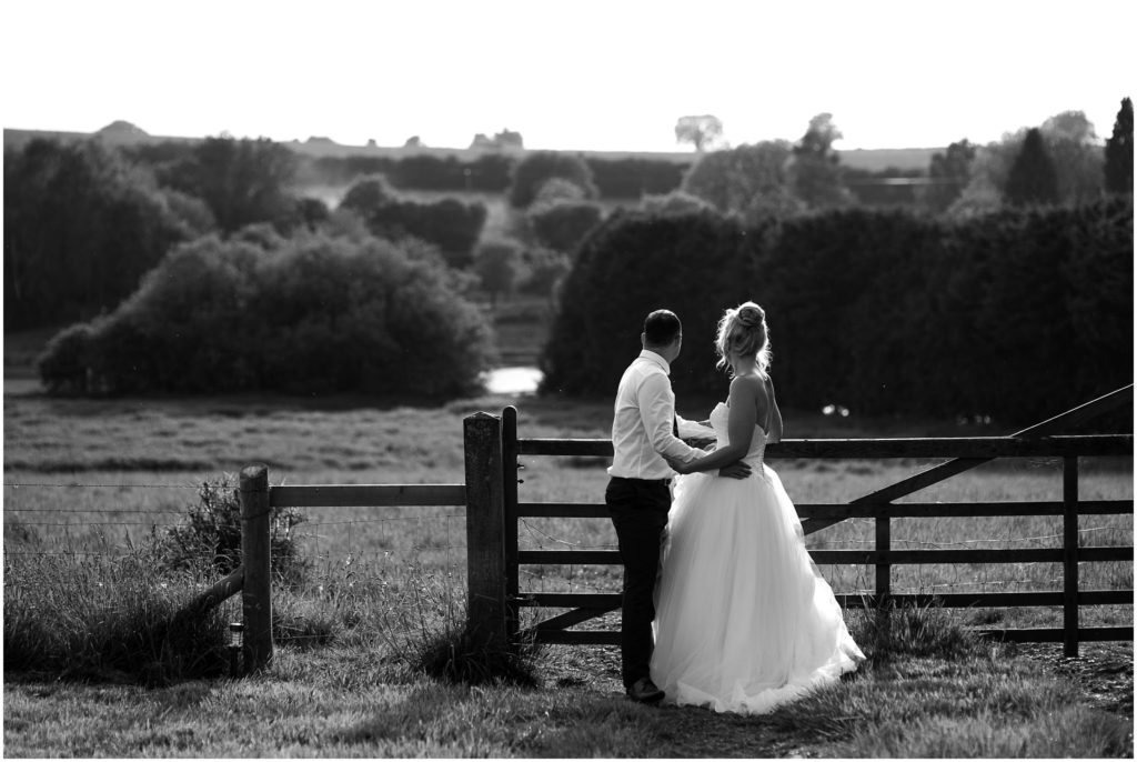 Bride and groom at Old Alresford Place