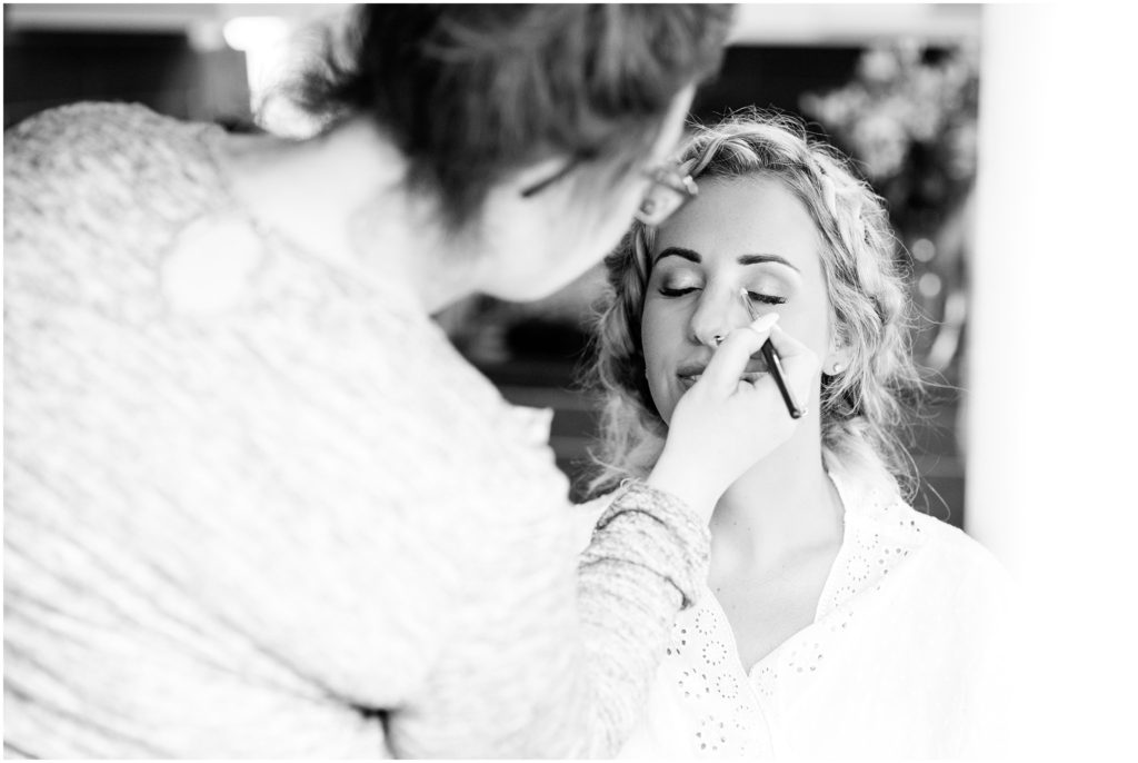 Bridal prep at tournerbury