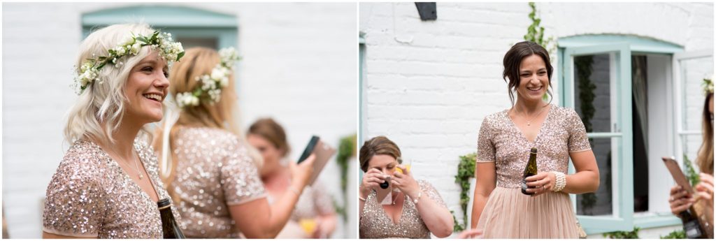 Bridesmaids at Tournerbury wedding