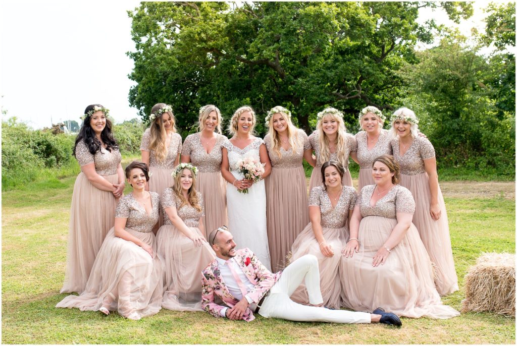 bridal party at Tournerbury