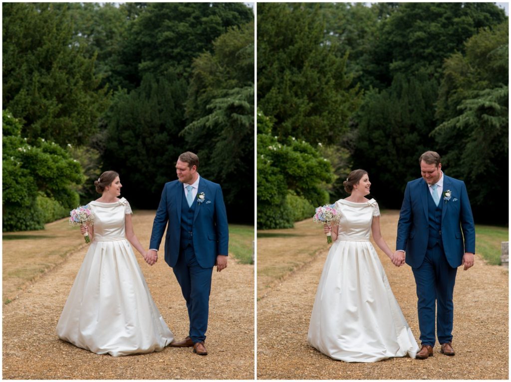 Bride and Gorom at Rownhams House Wedding