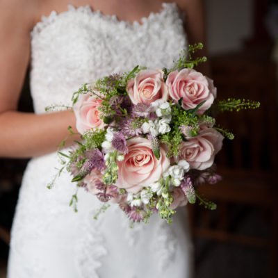 Brides bouquet at Hampshire Wedding