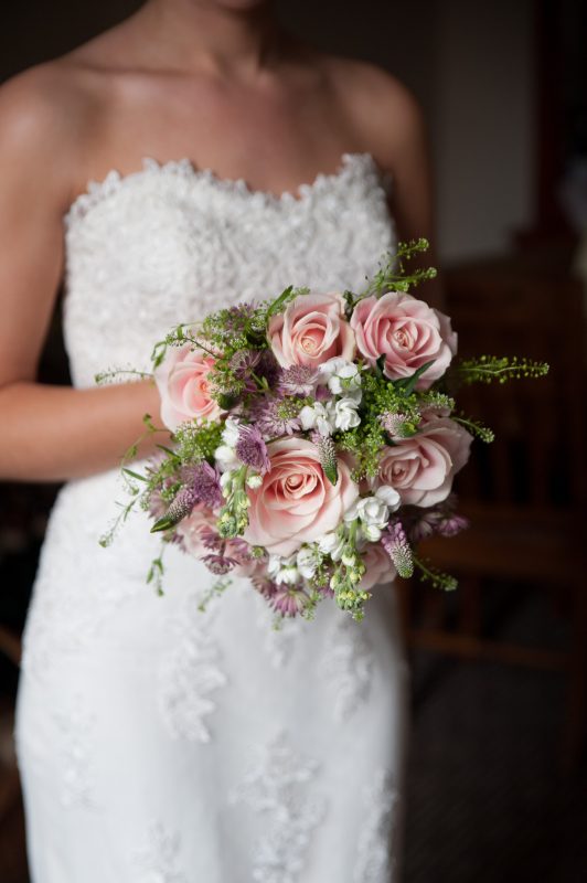 Brides bouquet at Hampshire Wedding