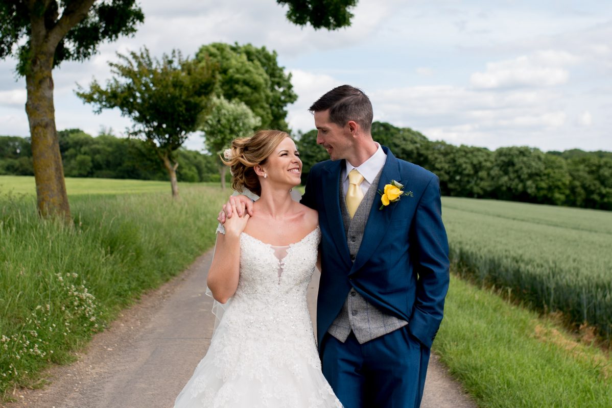 Bride and Groom in Hampshire